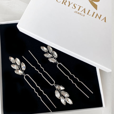 Set Horquillas "Esther" (blanco)