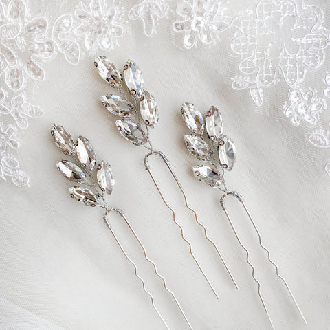 Set Horquillas "Esther" (blanco)