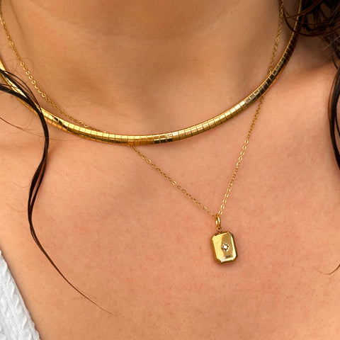Collar "Zante" rectángulo