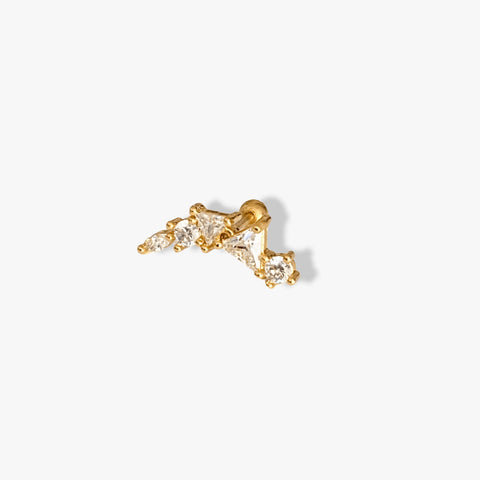 Piercing Cristel Gold