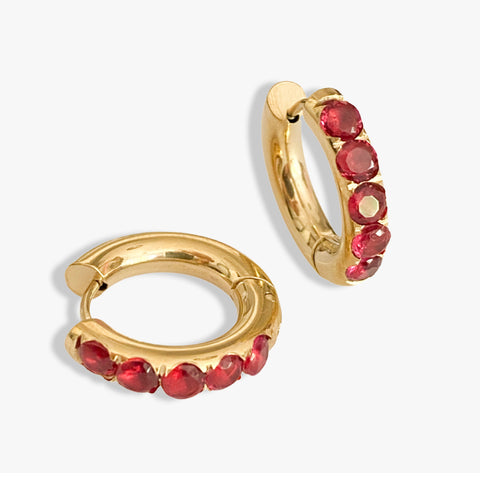 Pendientes Danae Gold Red