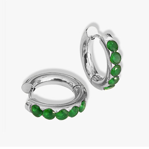 Pendientes Danae Silver Green