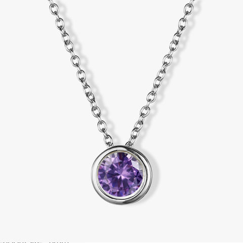 Collar February Silver