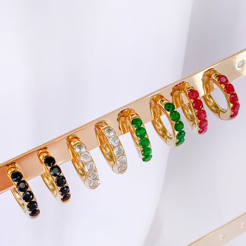 Pendientes Danae Gold Red