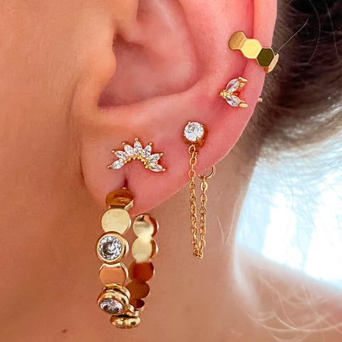 Piercing Carina Silver